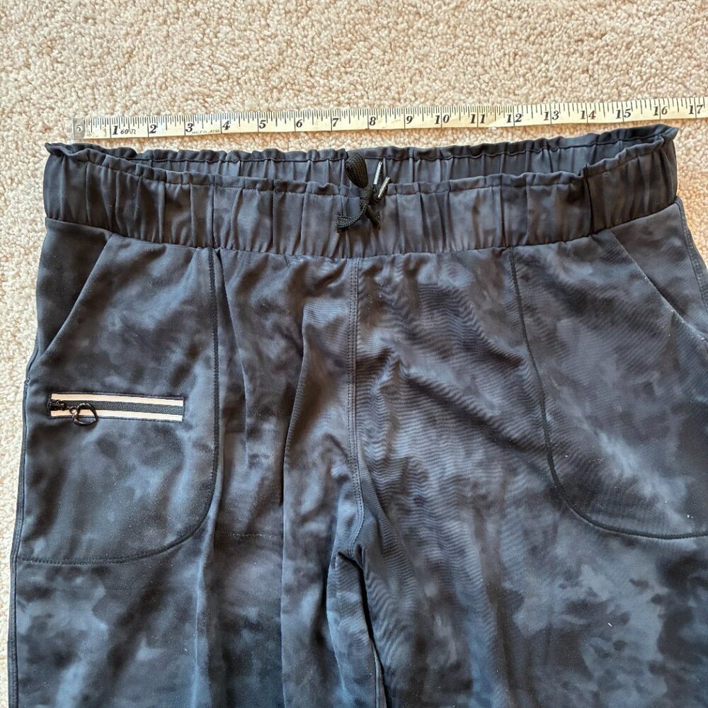 Women's Sport Joggers Sweatpants Black Gray - Picture 7 of 12